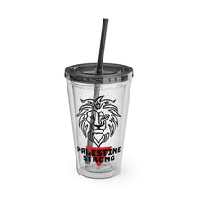 Load image into Gallery viewer, Palestine Strong Sunsplash Tumbler with Straw, 16oz