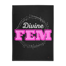 Load image into Gallery viewer, "Divine FEM" Plush Fleece Blanket