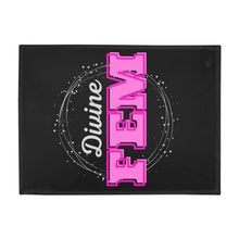 Load image into Gallery viewer, "Divine FEM" Plush Fleece Blanket