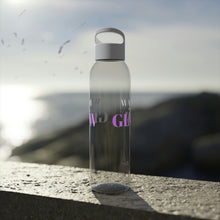 Load image into Gallery viewer, "Watch me as I GLOW" Sky Water Bottle