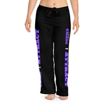 Load image into Gallery viewer, "I Don't Chase, I Attract" Women's Pajama Pants (AOP)