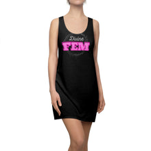 Load image into Gallery viewer, "Divine FEM" Women's Cut & Sew Racerback Dress