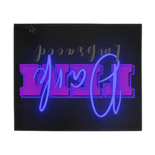 Load image into Gallery viewer, "Dark FEM Embraced" Plush Fleece Blanket