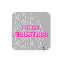 Load image into Gallery viewer, "High Priestess" Corkwood Coaster Set