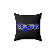 Load image into Gallery viewer, "DM Royals" Faux Suede Square Pillow