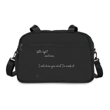 Load image into Gallery viewer, "I Don't Chase, I Attract" Fitness Handbag