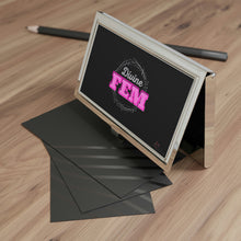 Load image into Gallery viewer, "Divine FEM" Business Card Holder