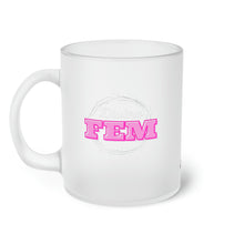 Load image into Gallery viewer, "Divine FEM" Frosted Glass Mug
