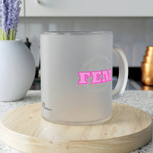 Load image into Gallery viewer, "Divine FEM" Frosted Glass Mug