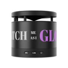 Load image into Gallery viewer, "Watch me as I GLOW" Metal Bluetooth Speaker and Wireless Charging Pad