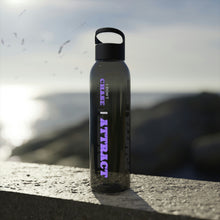 Load image into Gallery viewer, "I Don't Chase, I Attract" Sky Water Bottle