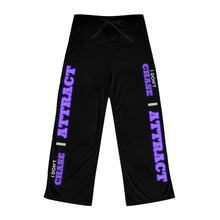 Load image into Gallery viewer, "I Don't Chase, I Attract" Women's Pajama Pants (AOP)