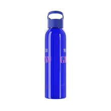 Load image into Gallery viewer, "Watch me as I GLOW" Sky Water Bottle