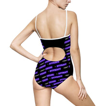 Load image into Gallery viewer, "I Don't Chase, I Attract" Women's One-piece Swimsuit