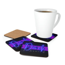 Load image into Gallery viewer, "Dark FEM Embraced" Corkwood Coaster Set