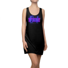 Load image into Gallery viewer, "Dark FEM Embraced" Women's Cut & Sew Racerback Dress
