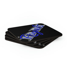 Load image into Gallery viewer, 'DM Royals" Corkwood Coaster Set