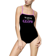 Load image into Gallery viewer, "Watch me as I GLOW" Women's One-piece Swimsuit