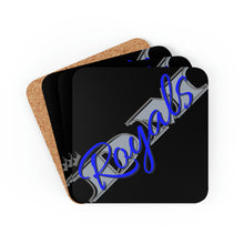 Load image into Gallery viewer, 'DM Royals" Corkwood Coaster Set