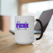 Load image into Gallery viewer, "Dark FEM Embraced" Color Changing Mug
