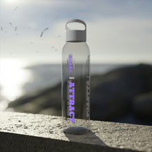 Load image into Gallery viewer, "I Don't Chase, I Attract" Sky Water Bottle