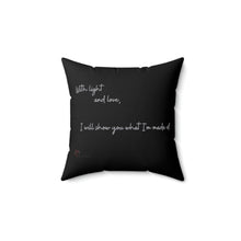 Load image into Gallery viewer, "DM Royals" Faux Suede Square Pillow