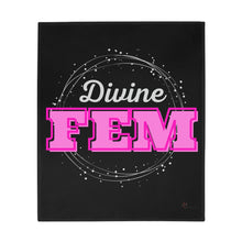 Load image into Gallery viewer, "Divine FEM" Plush Fleece Blanket