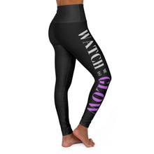 Load image into Gallery viewer, "Watch me as I GLOW" High Waisted Yoga Leggings