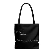 Load image into Gallery viewer, "Watch me as I GLOW" AOP Tote Bag