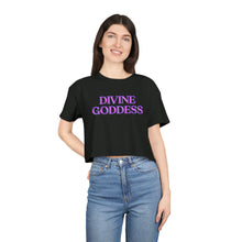 Load image into Gallery viewer, "Divine Goddess Reload" Women's Crop Tee