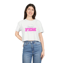 Load image into Gallery viewer, "Divine FEM" Women's Crop Tee