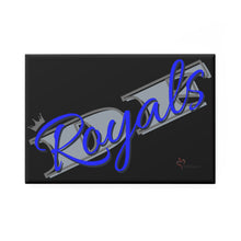 Load image into Gallery viewer, "DF Royals" Button Magnet, Rectangle (1 & 10 pcs)