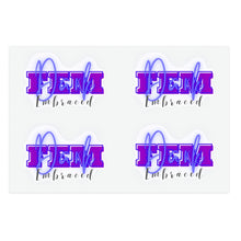Load image into Gallery viewer, "Dark FEM Embraced" Sticker Sheets