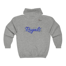 Load image into Gallery viewer, "DM Royals" Unisex Heavy Blend™ Full Zip Hooded Sweatshirt
