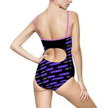 Load image into Gallery viewer, "I Don't Chase, I Attract" Women's One-piece Swimsuit