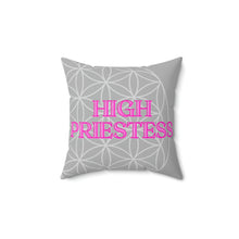 Load image into Gallery viewer, "High Priestess" Faux Suede Square Pillow