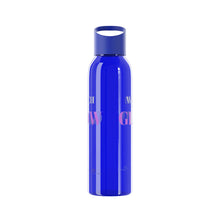 Load image into Gallery viewer, "Watch me as I GLOW" Sky Water Bottle