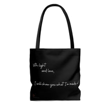 Load image into Gallery viewer, "Watch me as I GLOW" AOP Tote Bag