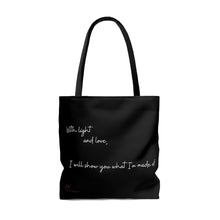 Load image into Gallery viewer, "Watch me as I GLOW" AOP Tote Bag