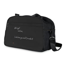 Load image into Gallery viewer, "I Don't Chase, I Attract" Fitness Handbag