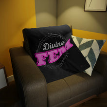 Load image into Gallery viewer, "Divine FEM" Plush Fleece Blanket