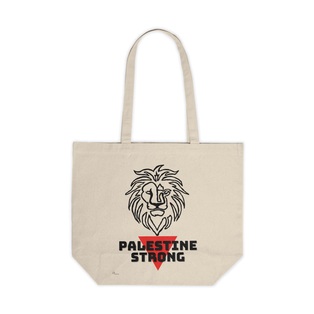 Palestine Strong Canvas Shopping Tote