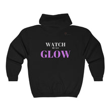 Load image into Gallery viewer, &quot;Watch me as I GLOW&quot; Unisex Heavy Blend™ Full Zip Hooded Sweatshirt
