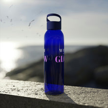 Load image into Gallery viewer, &quot;Watch me as I GLOW&quot; Sky Water Bottle
