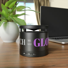 Load image into Gallery viewer, &quot;Watch me as I GLOW&quot; Metal Bluetooth Speaker and Wireless Charging Pad
