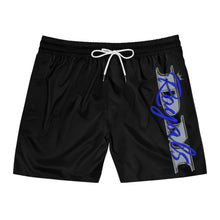 Load image into Gallery viewer, &quot;DM Royals&quot; Men&#39;s Mid-Length Swim Shorts (AOP)
