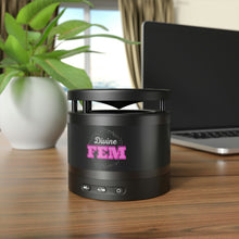 Load image into Gallery viewer, &quot;Divine FEM&quot; Metal Bluetooth Speaker and Wireless Charging Pad
