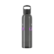 Load image into Gallery viewer, &quot;Watch me as I GLOW&quot; Sky Water Bottle
