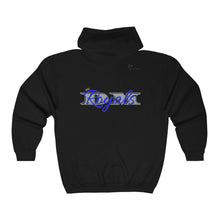 Load image into Gallery viewer, &quot;DM Royals&quot; Unisex Heavy Blend™ Full Zip Hooded Sweatshirt
