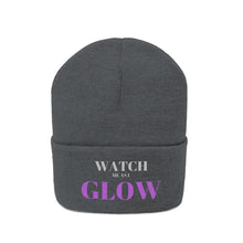 Load image into Gallery viewer, &quot;Watch me as I GLOW&quot; Knit Beanie
